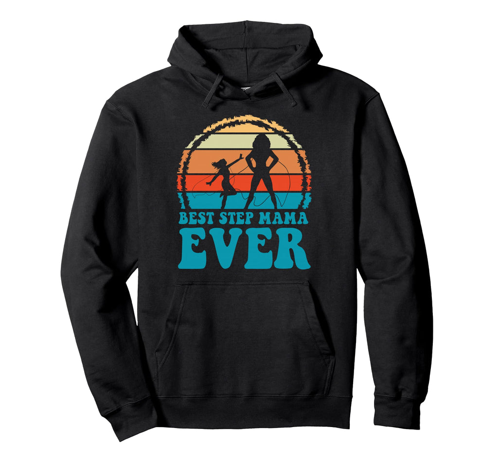 Best Step Mama Ever Mothers Day Family Hoodie - Minimalist Print Men Women - T-Shirt, Sweatshirt, Hoodie