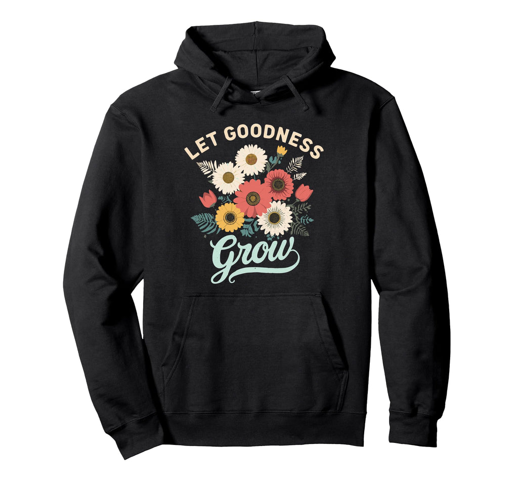 Wellness Kindness Flower Aesthetic Hoodie - Casual Everyday Wear Men Women - T-Shirt, Sweatshirt, Hoodie