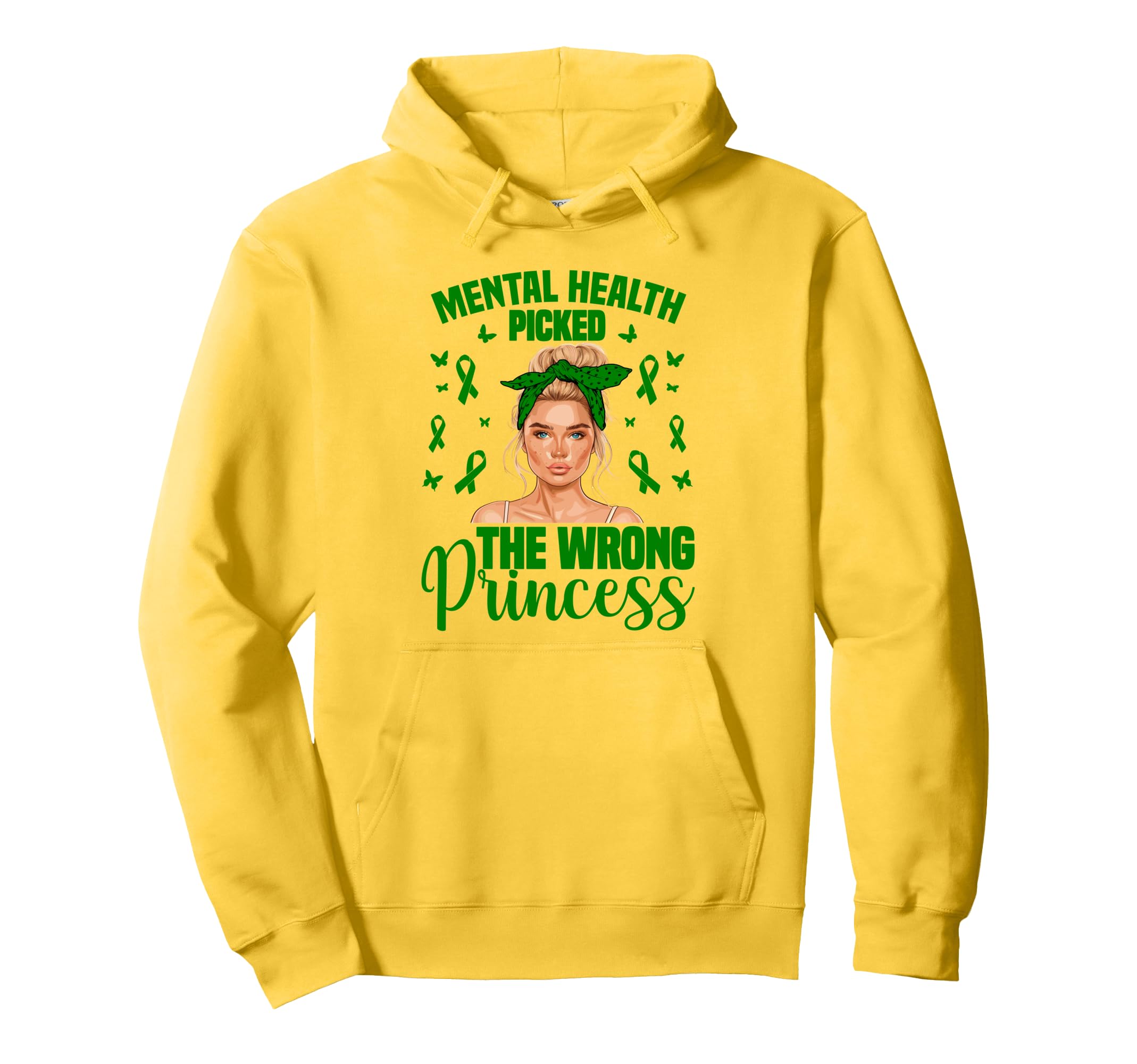 Mental Health Awareness Month Warrior Hoodie - Trendy Graphic Men Women - T-Shirt, Sweatshirt, Hoodie