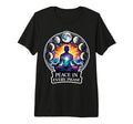 Moon Meditation Lunar Mindfulness T-Shirt - Graphic Print Men Women - T-Shirt, Sweatshirt, Hoodie