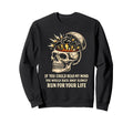Funny Chaotic Mind Skull Sarcastic Sweatshirt - Novelty Apparel Men Women - T-Shirt, Sweatshirt, Hoodie