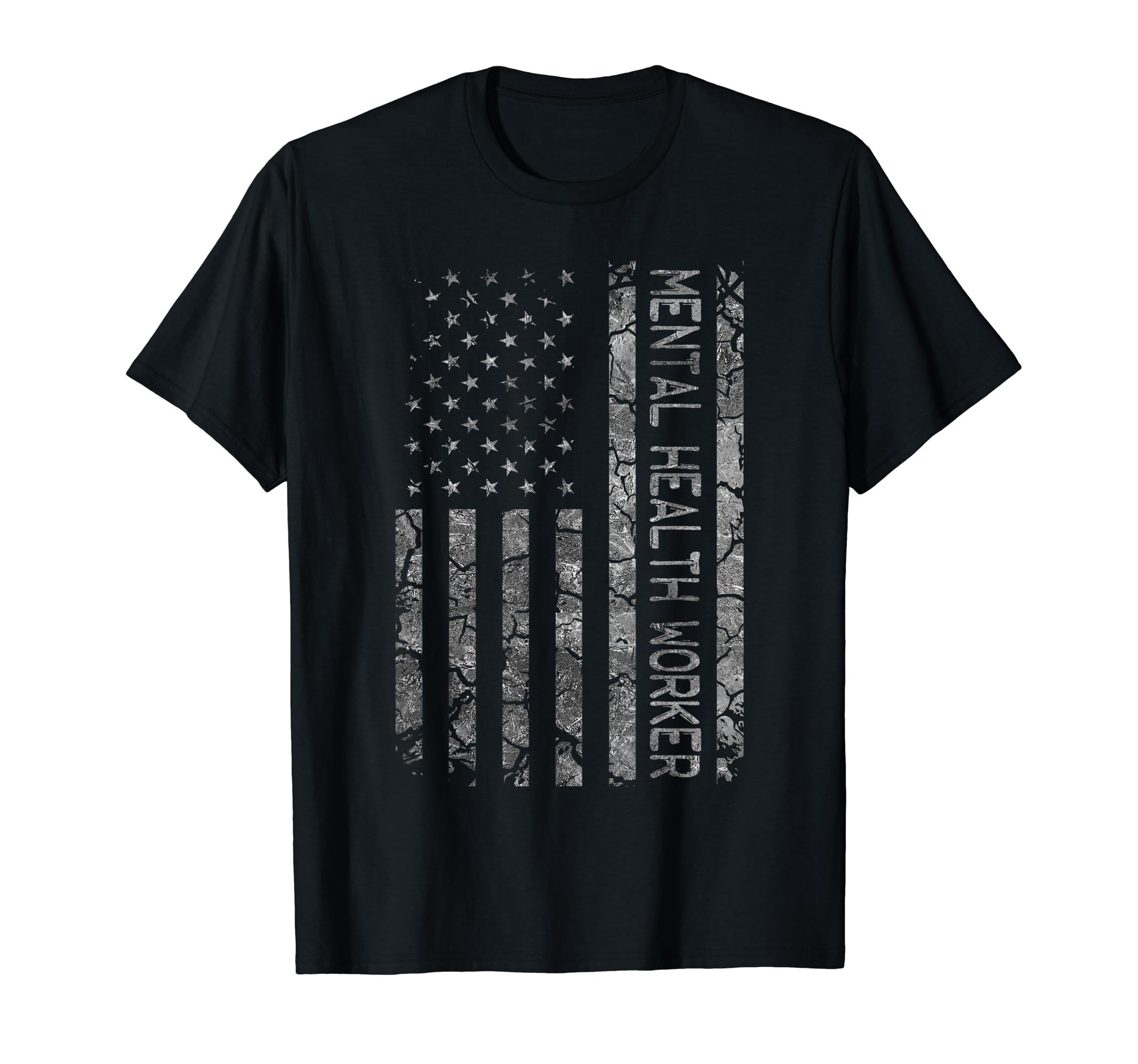 Funny Job Title Worker American Flag T-Shirt - Novelty Apparel Men Women - T-Shirt, Sweatshirt, Hoodie