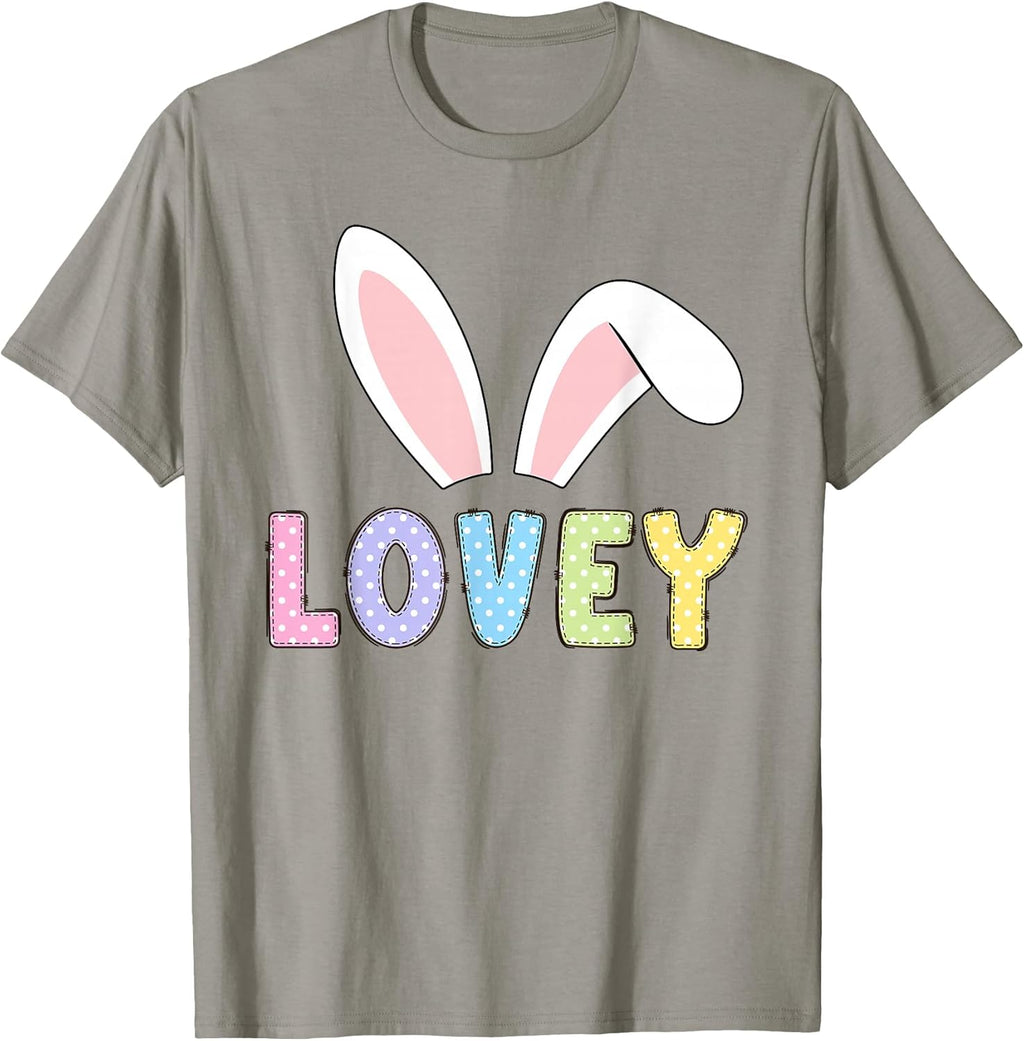 Lovey Easter Bunny Matching Family Clothing Unisex T-shirt, Sweatshirt, Hoodie, Long Sleeve Tee - T-Shirt, Sweatshirt, Hoodie