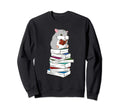 Reading And Hamster Funny Book Sweatshirt - Trendy Graphic Men Women - T-Shirt, Sweatshirt, Hoodie