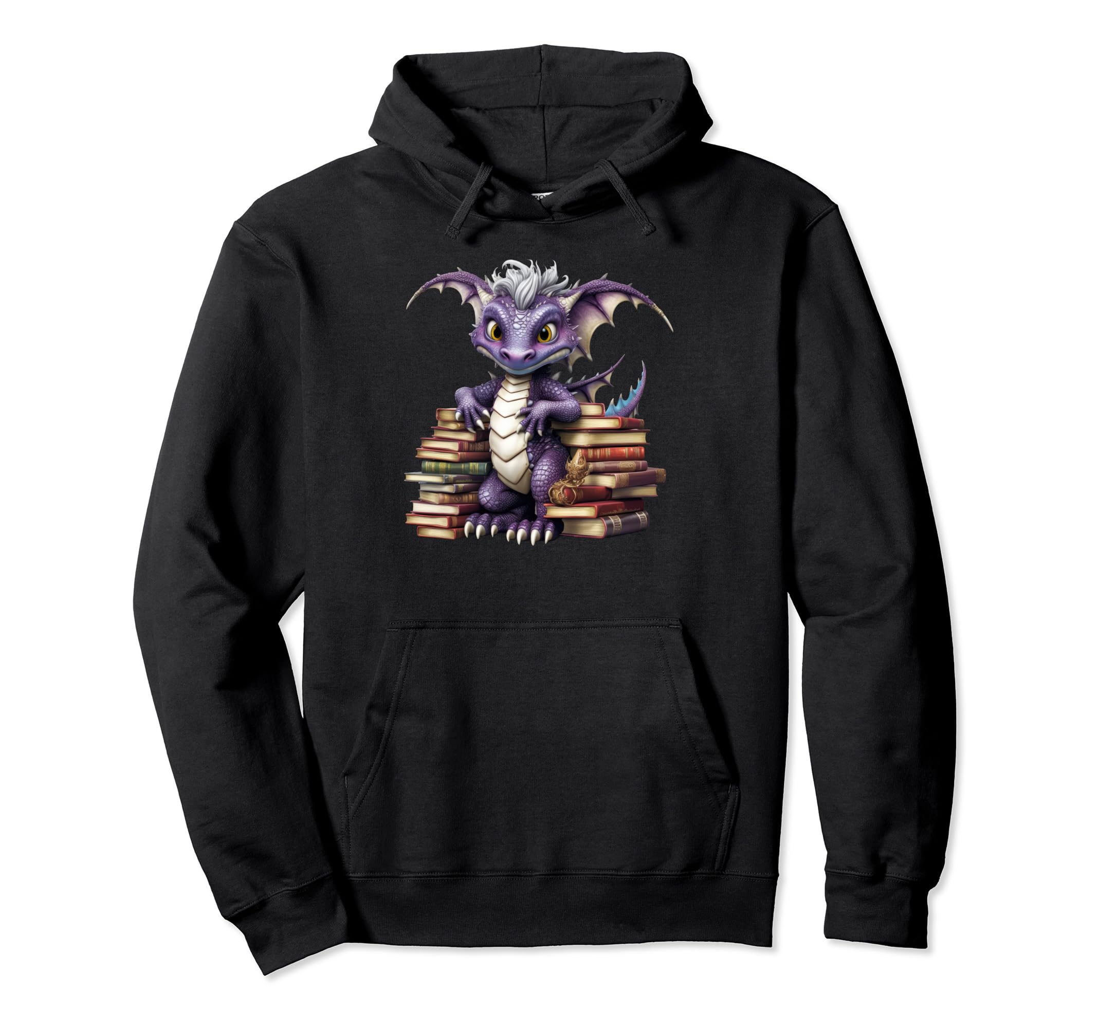 Chinese Year Dragon Dragon Books Hoodie - Custom Art Print Men Women - T-Shirt, Sweatshirt, Hoodie