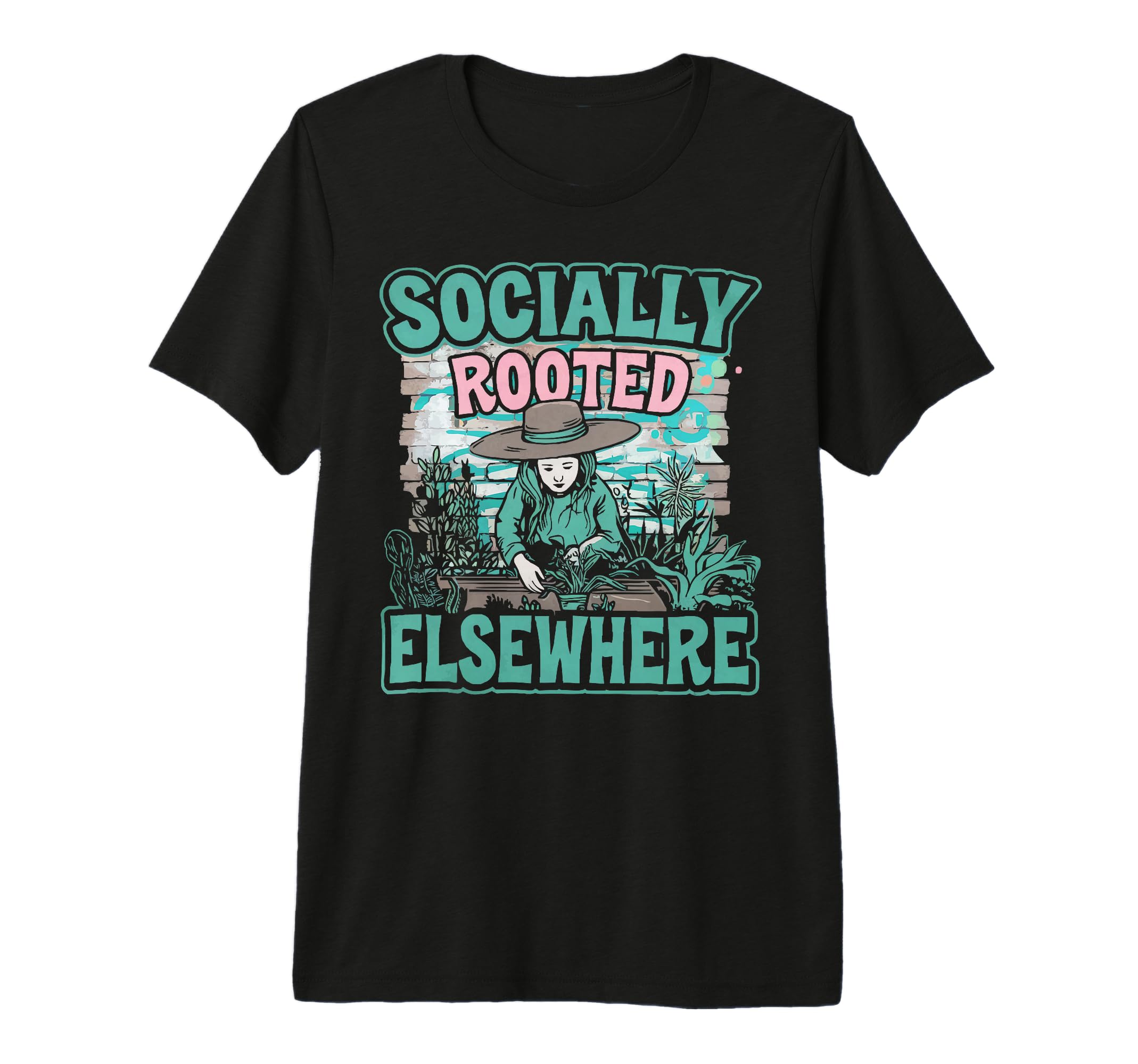 Introvert Gardener Shyness Garden T-Shirt - Casual Everyday Wear Men Women - T-Shirt, Sweatshirt, Hoodie