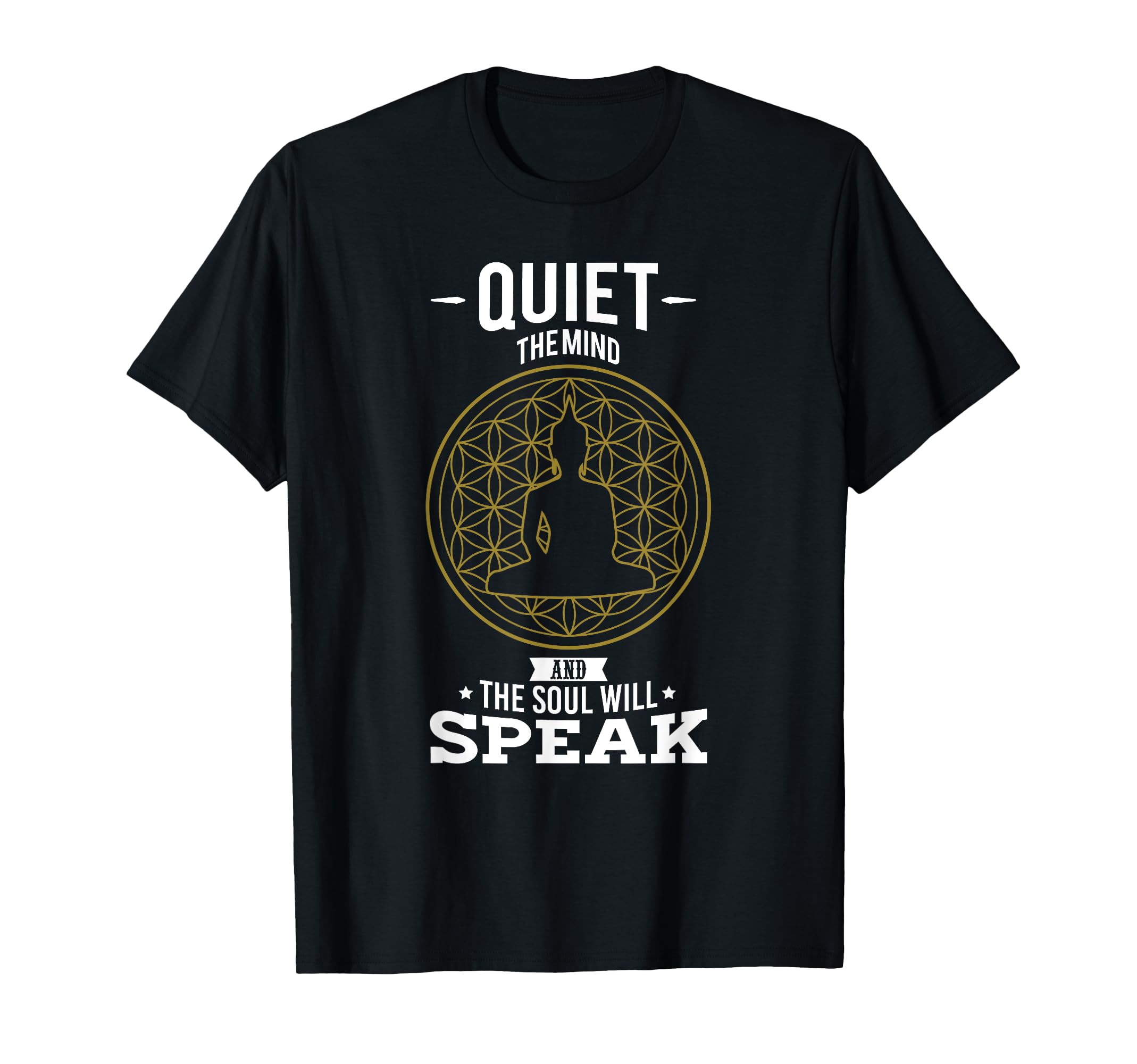 Mindfulness Meditation Zen Buddha T-Shirt - Minimalist Print for Adults - T-Shirt, Sweatshirt, Hoodie