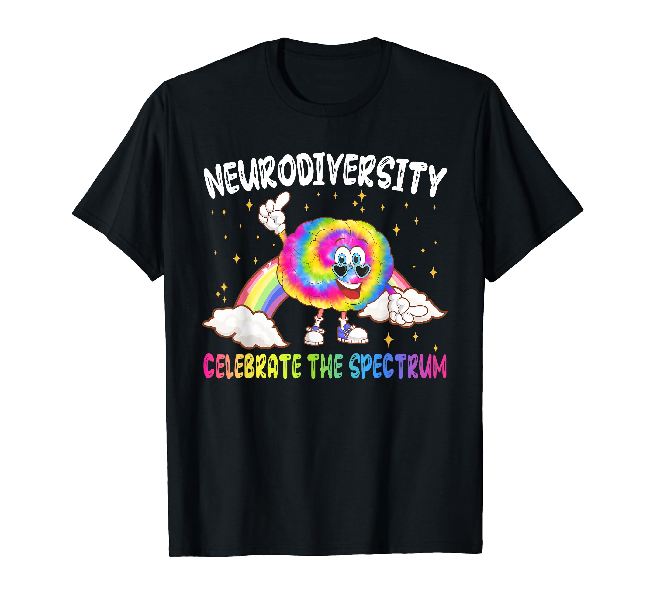 Asd Adhd Neurodiversity Brain Autism T-Shirt - Unique Graphic Men Women - T-Shirt, Sweatshirt, Hoodie