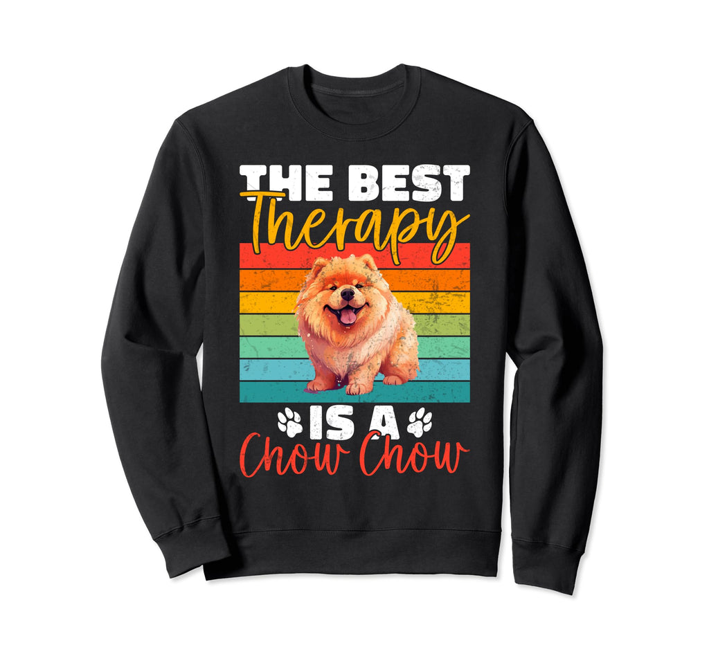Best Therapy Is Chow Chow Sweatshirt - Minimalist Print Unisex - T-Shirt, Sweatshirt, Hoodie