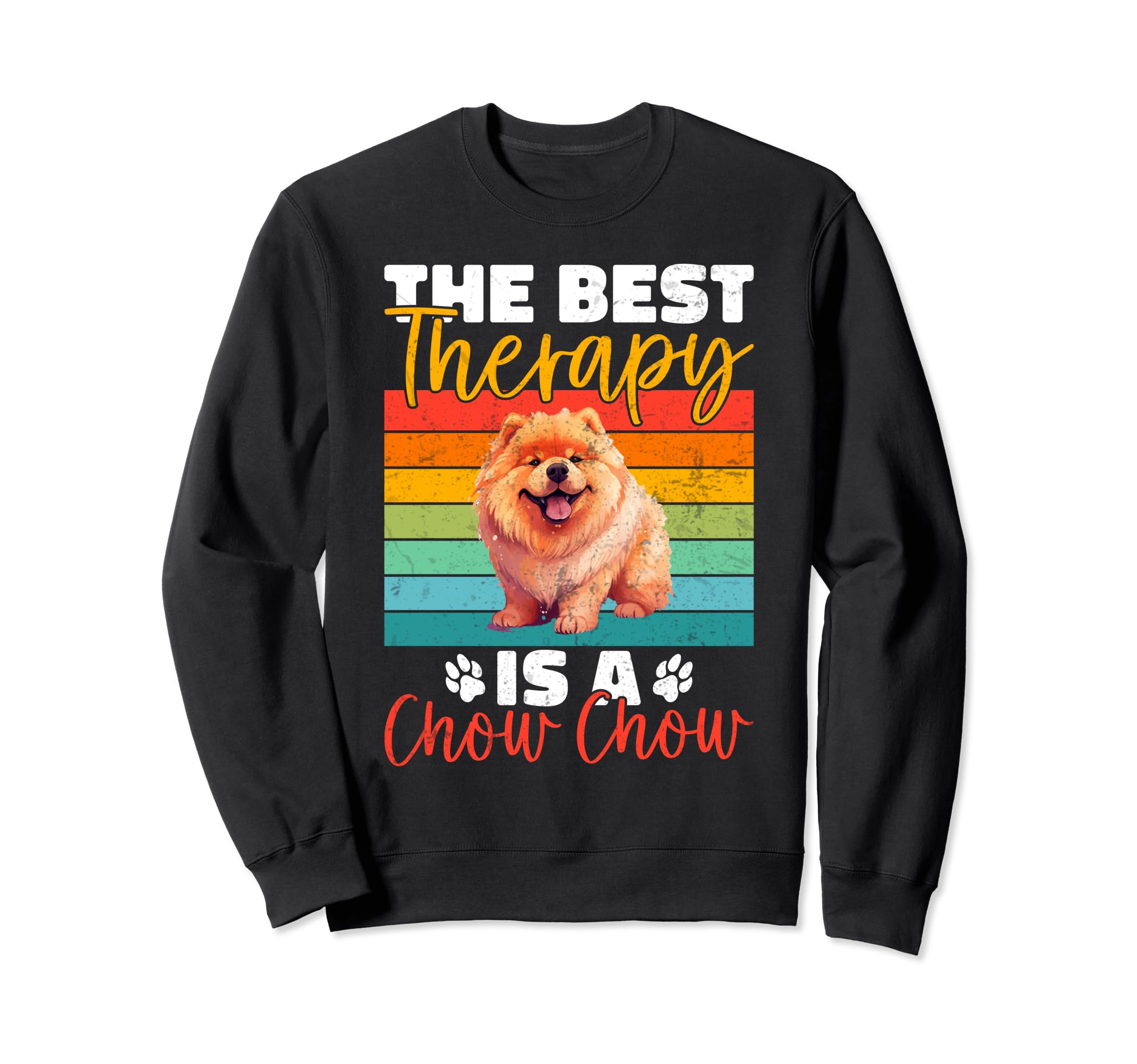 Best Therapy Is Chow Chow Sweatshirt - Minimalist Print Unisex - T-Shirt, Sweatshirt, Hoodie
