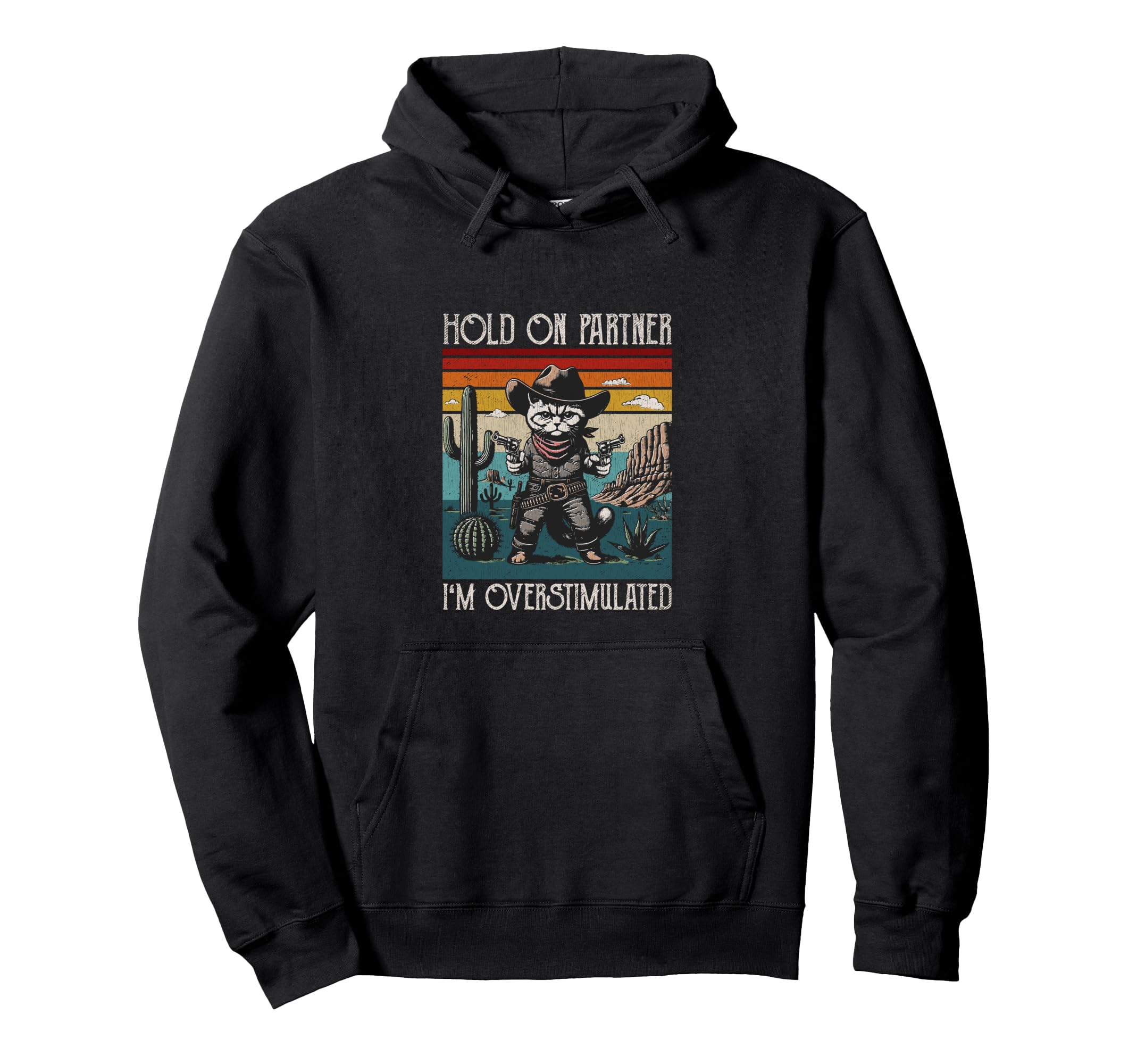 Hold Partner Im Overstimulated Meme Hoodie - Trendy Graphic Men Women - T-Shirt, Sweatshirt, Hoodie
