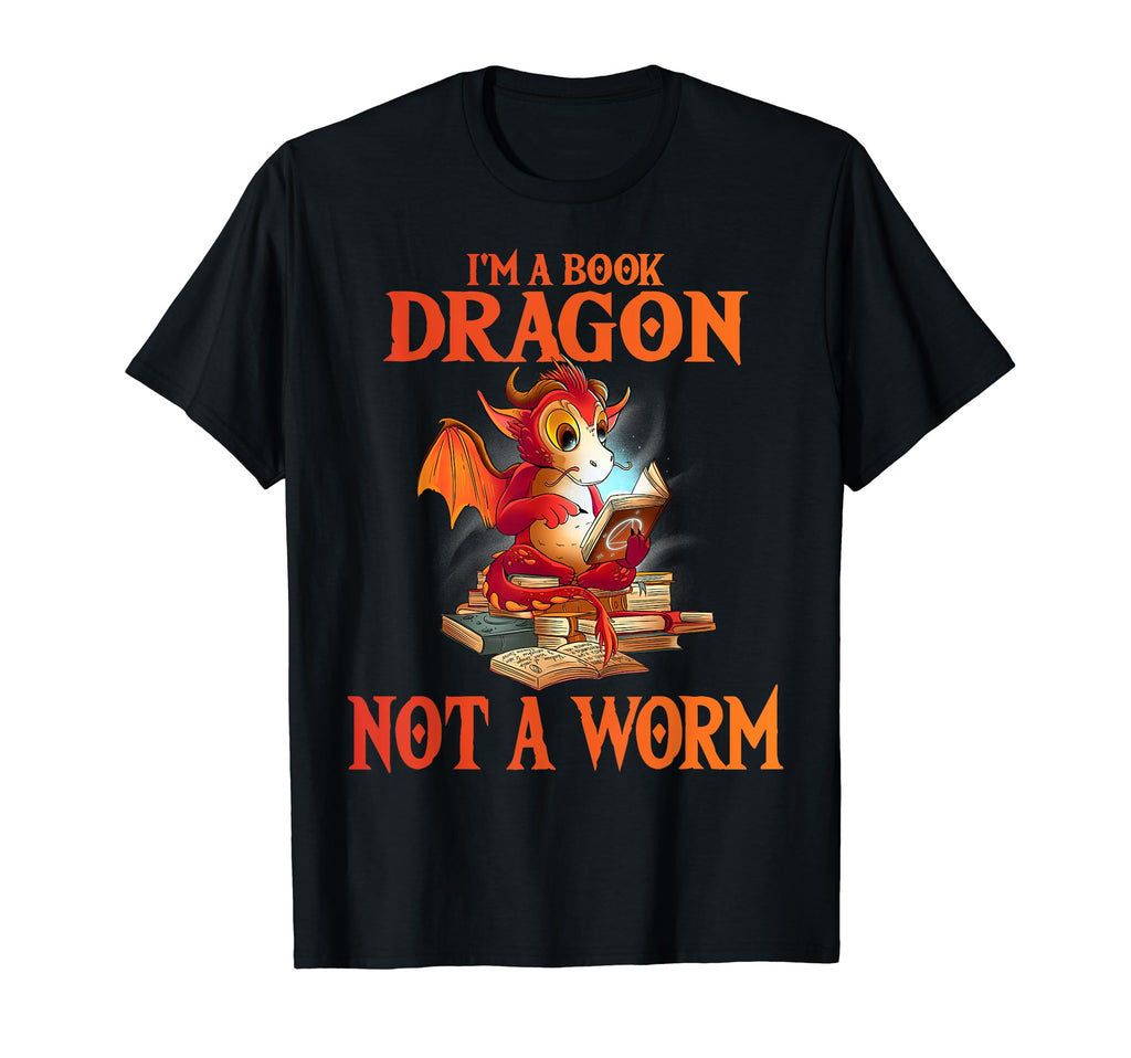Im Book Dragon Bookworm Gifts Bookish T-Shirt - Custom Art Print Men Women - T-Shirt, Sweatshirt, Hoodie
