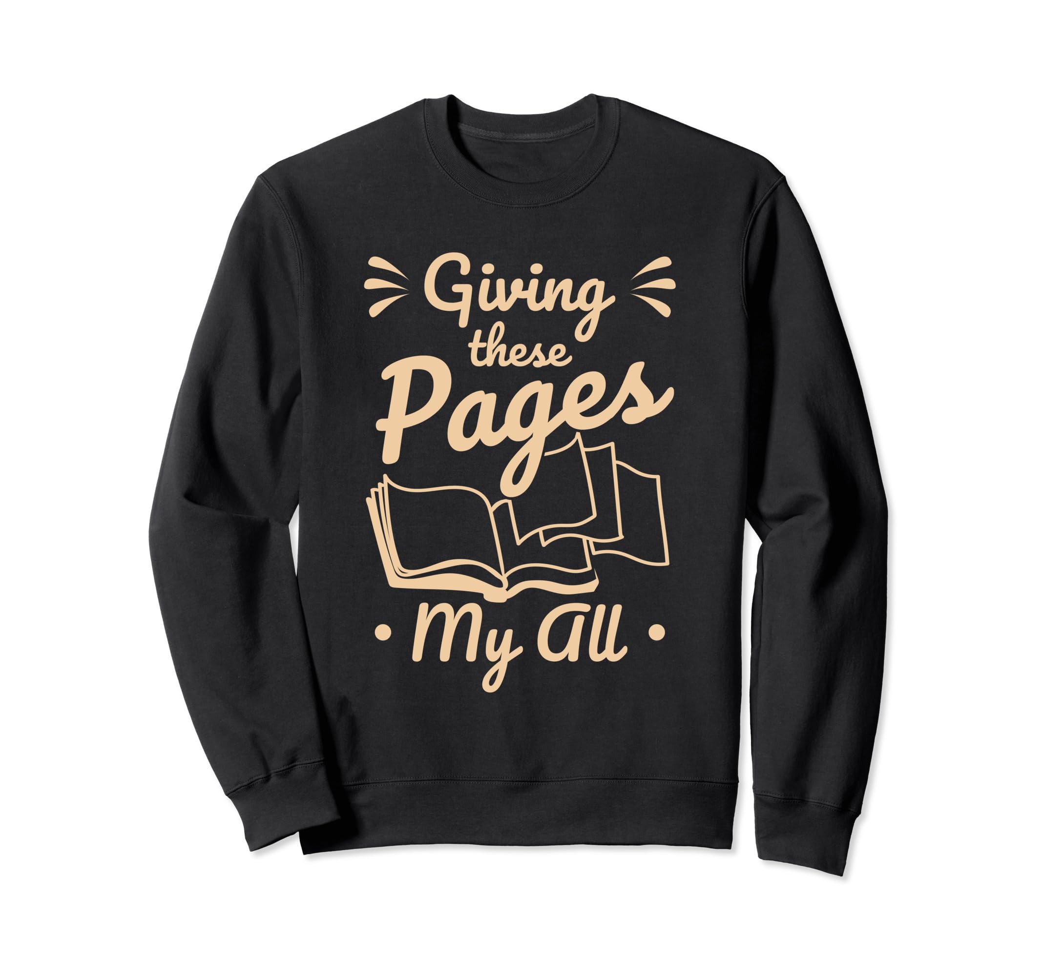 Dive Into Pages Adventure And Sweatshirt - Fun Novelty Design for Adults - T-Shirt, Sweatshirt, Hoodie