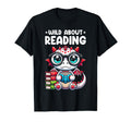 Wild About Reading Book Lover Dragon T-Shirt - Unique Graphic Men Women - T-Shirt, Sweatshirt, Hoodie