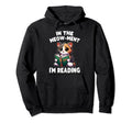 Reading Book Cat Library Reading Hoodie - Custom Art Print for Adults - T-Shirt, Sweatshirt, Hoodie
