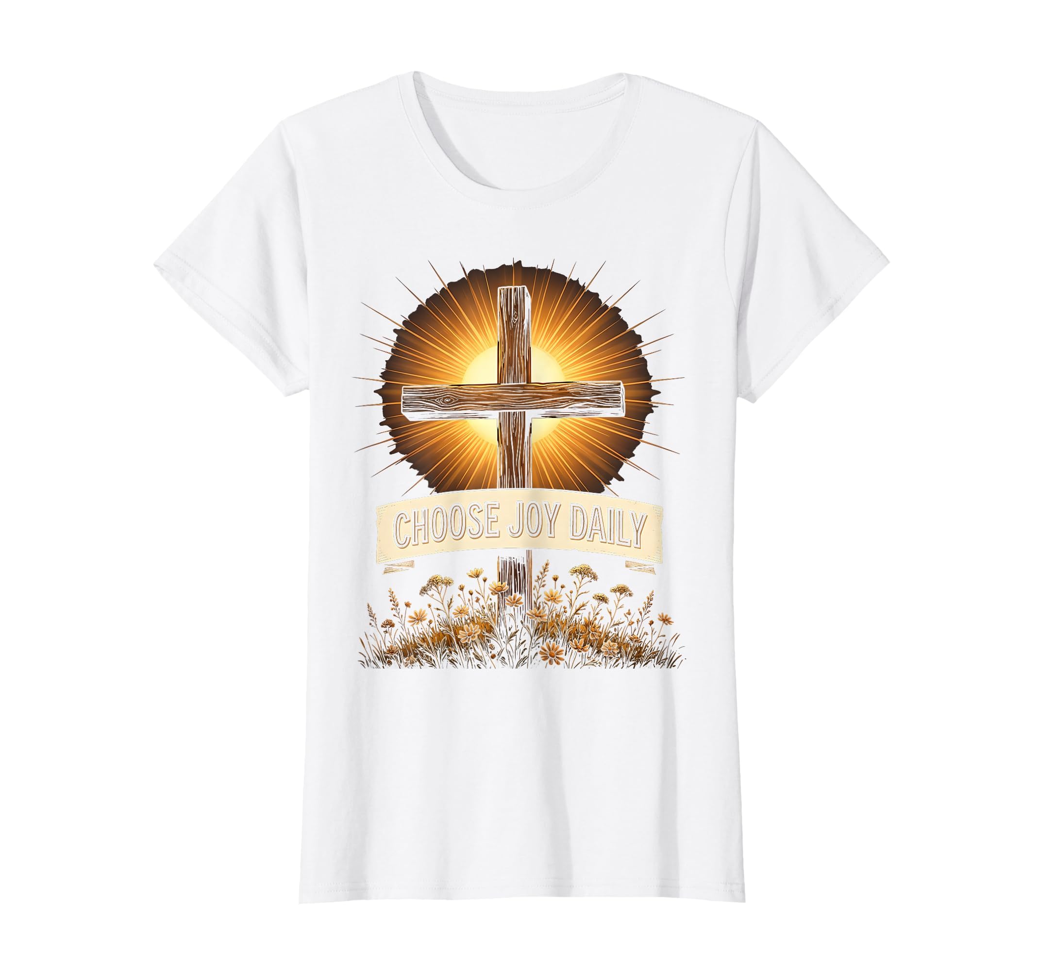 Choose Joy Daily Inspirational Jesus T-Shirt - Casual Everyday Wear Unisex - T-Shirt, Sweatshirt, Hoodie