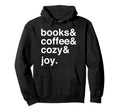 Minimalist Typography About Books And Hoodie - Custom Art Print Unisex - T-Shirt, Sweatshirt, Hoodie