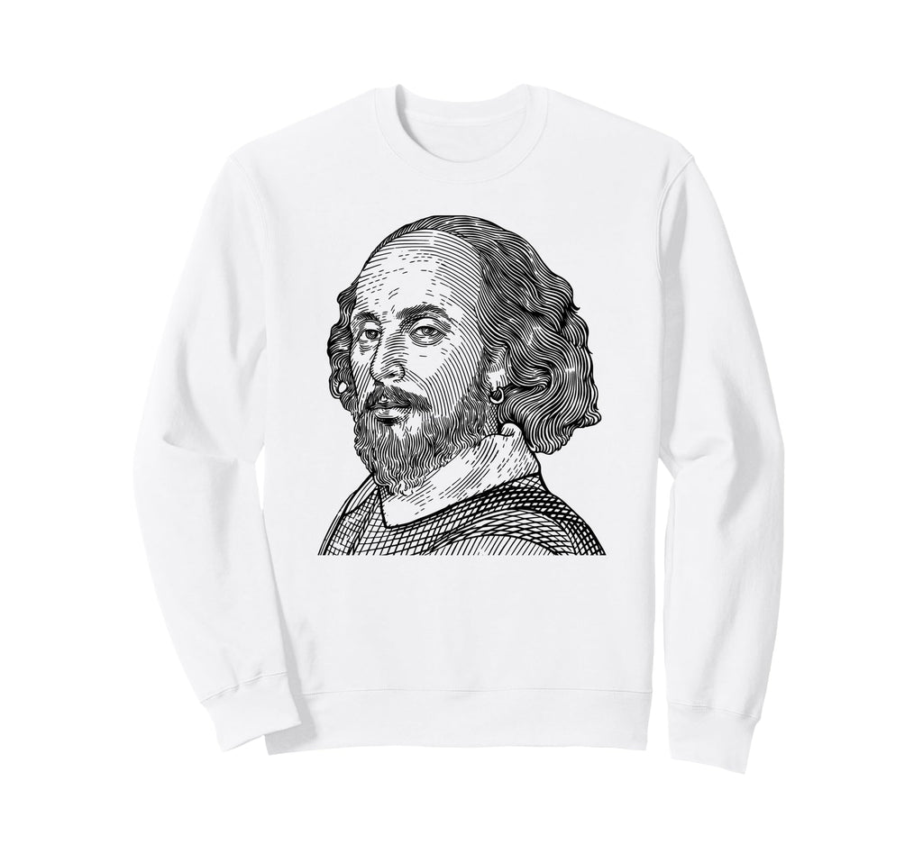 William Shakespeare Literature Sweatshirt - Graphic Print Unisex - T-Shirt, Sweatshirt, Hoodie