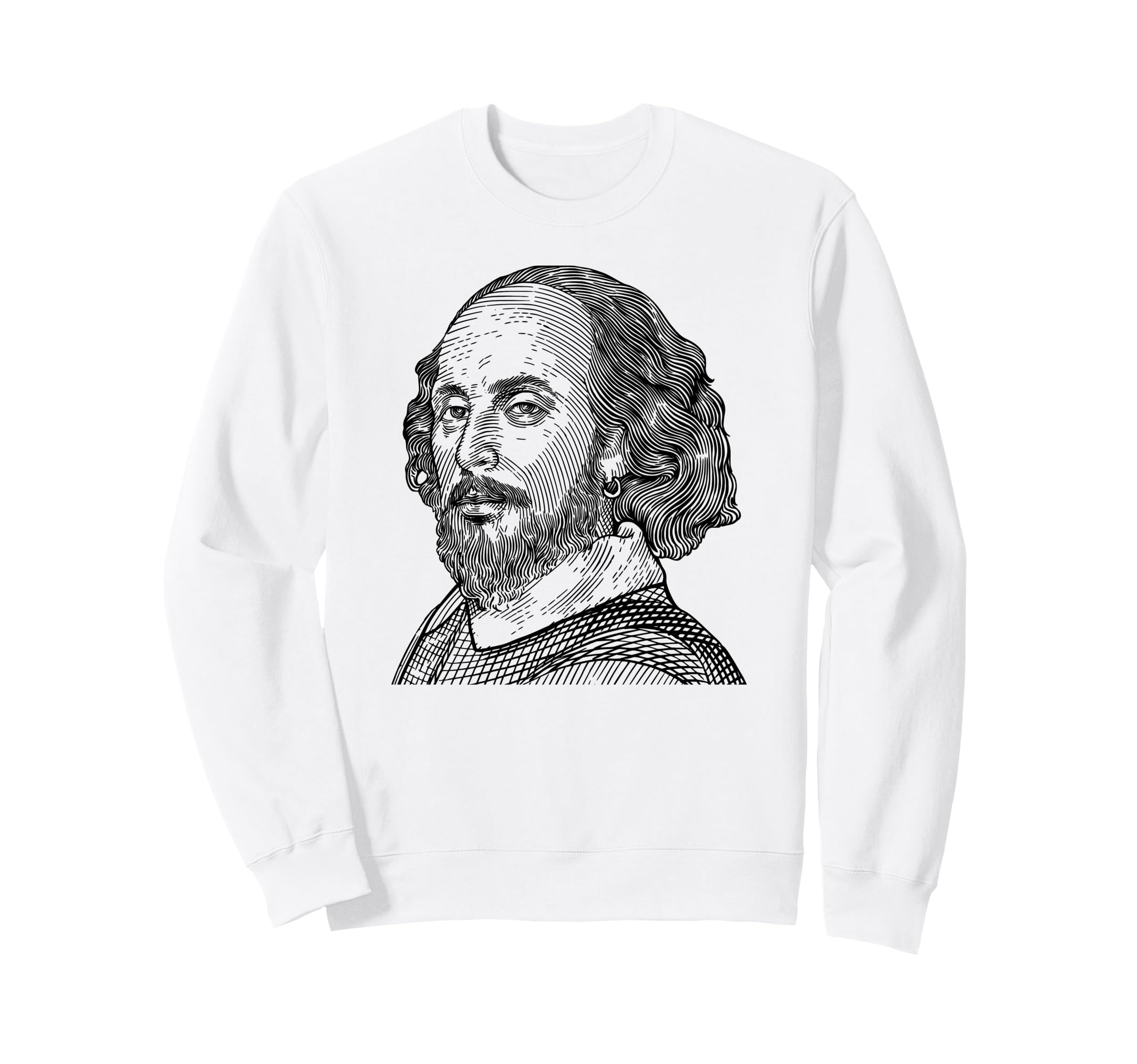 William Shakespeare Literature Sweatshirt - Graphic Print Unisex - T-Shirt, Sweatshirt, Hoodie