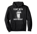 Thoughtful Otter Overthinkers Rest Hoodie - Minimalist Print for Adults - T-Shirt, Sweatshirt, Hoodie