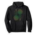 Banjo Circle Mandala Art Mindfulness Nature Hoodie - Unique Graphic Unisex - T-Shirt, Sweatshirt, Hoodie