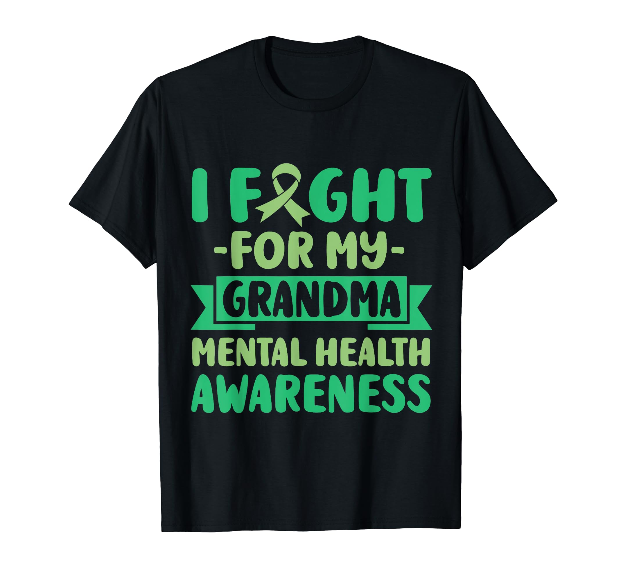 I Fight My Grandma Her Fight Mental T-Shirt - Minimalist Print Men Women - T-Shirt, Sweatshirt, Hoodie