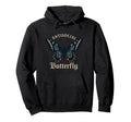 Antisocial Butterfly Fairycore Introvert Hoodie - Unique Graphic Unisex - T-Shirt, Sweatshirt, Hoodie
