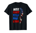 Best Effin Step Dad 4Th July Ever Shoes T-Shirt - Aesthetic Graphic Unisex - T-Shirt, Sweatshirt, Hoodie