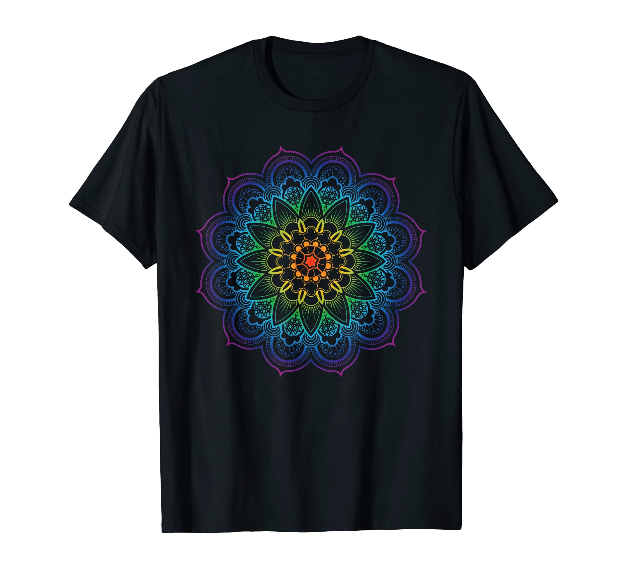 Mandala Buddhism Mindfulness Meditation T-Shirt - Trendy Graphic Unisex - T-Shirt, Sweatshirt, Hoodie