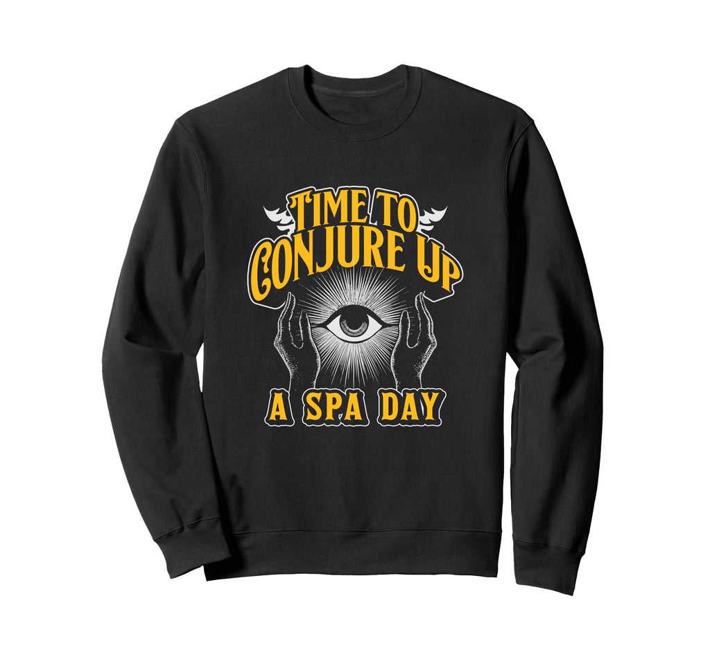 Time To Conjure Up Spa Day Sweatshirt - Minimalist Print for Adults - T-Shirt, Sweatshirt, Hoodie