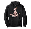 Meditation Sphynx Yoga Pose Relaxing Hoodie - Trendy Graphic Men Women - T-Shirt, Sweatshirt, Hoodie