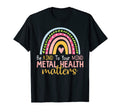 Rainbow Be Kind To Your Mind Mental T-Shirt - Aesthetic Graphic Men Women - T-Shirt, Sweatshirt, Hoodie