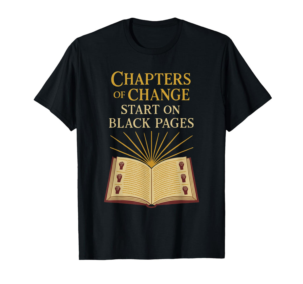 Black And Booked Afro Literary Pride T-Shirt - Novelty Apparel Men Women - T-Shirt, Sweatshirt, Hoodie