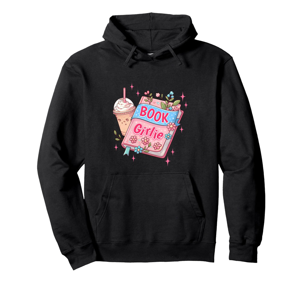 Book Girlie Aesthetic Coffee And Book Hoodie - Streetwear Style for Adults - T-Shirt, Sweatshirt, Hoodie