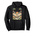 Mindful Journey Monks Walking Sunset Hoodie - Aesthetic Graphic Men Women - T-Shirt, Sweatshirt, Hoodie
