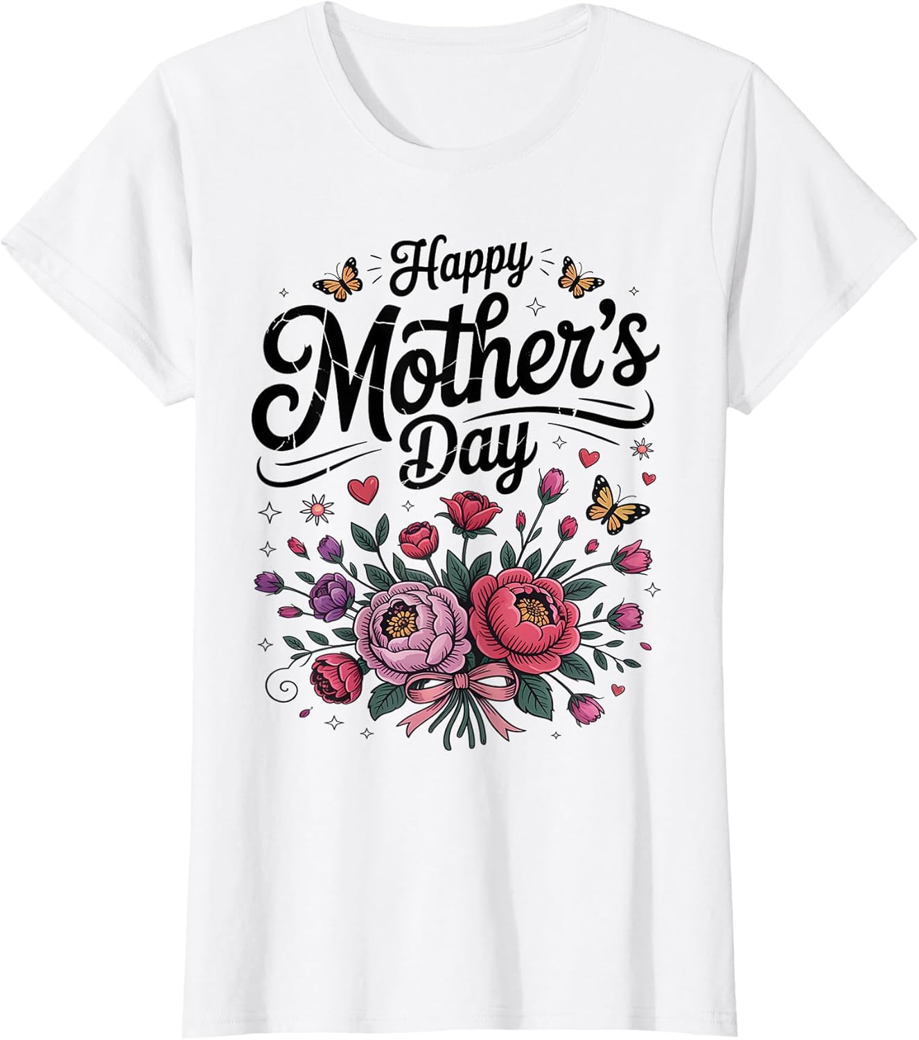 Mother's Day Floral Gifts for Mom Women Unisex T-shirt, Sweatshirt, Hoodie, Long Sleeve Tee - T-Shirt, Sweatshirt, Hoodie