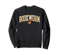 Floral Bookworm Book Lover Back Sweatshirt - Fun Novelty Design Men Women - T-Shirt, Sweatshirt, Hoodie
