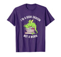 Im Book Dragon Not Worm Funny Reader T-Shirt - Trendy Graphic Unisex - T-Shirt, Sweatshirt, Hoodie