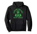 Camping And Dogs Are My Therapy Hoodie - Unique Graphic for Adults - T-Shirt, Sweatshirt, Hoodie