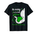 May We Wear Green Ribbon Elephant T-Shirt - Aesthetic Graphic Men Women - T-Shirt, Sweatshirt, Hoodie