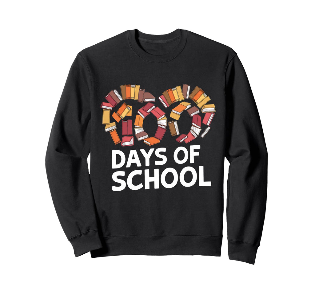 100 Days School Bibliophiles Who Love Hoodie - Novelty Apparel for Adults - T-Shirt, Sweatshirt, Hoodie