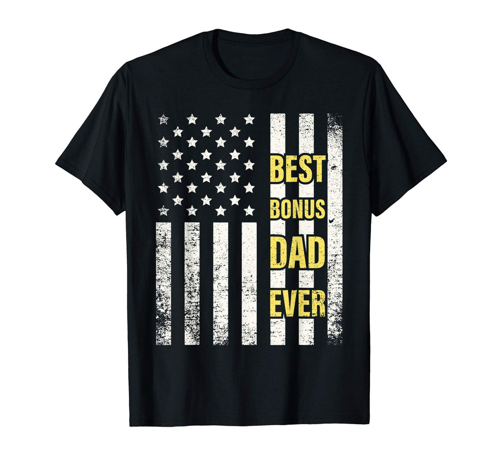 Step Dad Gift Best Bonus Dad Ever T-Shirt - Custom Art Print for Adults - T-Shirt, Sweatshirt, Hoodie