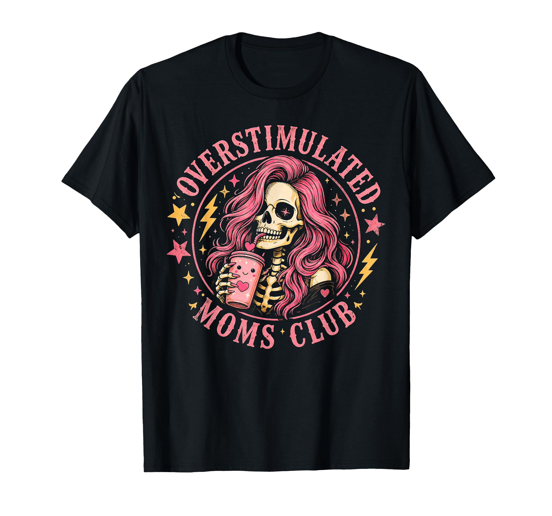 Overstimulated Moms Club Mothers Day T-Shirt - Streetwear Style Men Women - T-Shirt, Sweatshirt, Hoodie