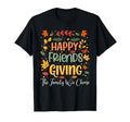 Happy Friendsgiving Autumn Leaves T-Shirt - Casual Everyday Wear Unisex - T-Shirt, Sweatshirt, Hoodie