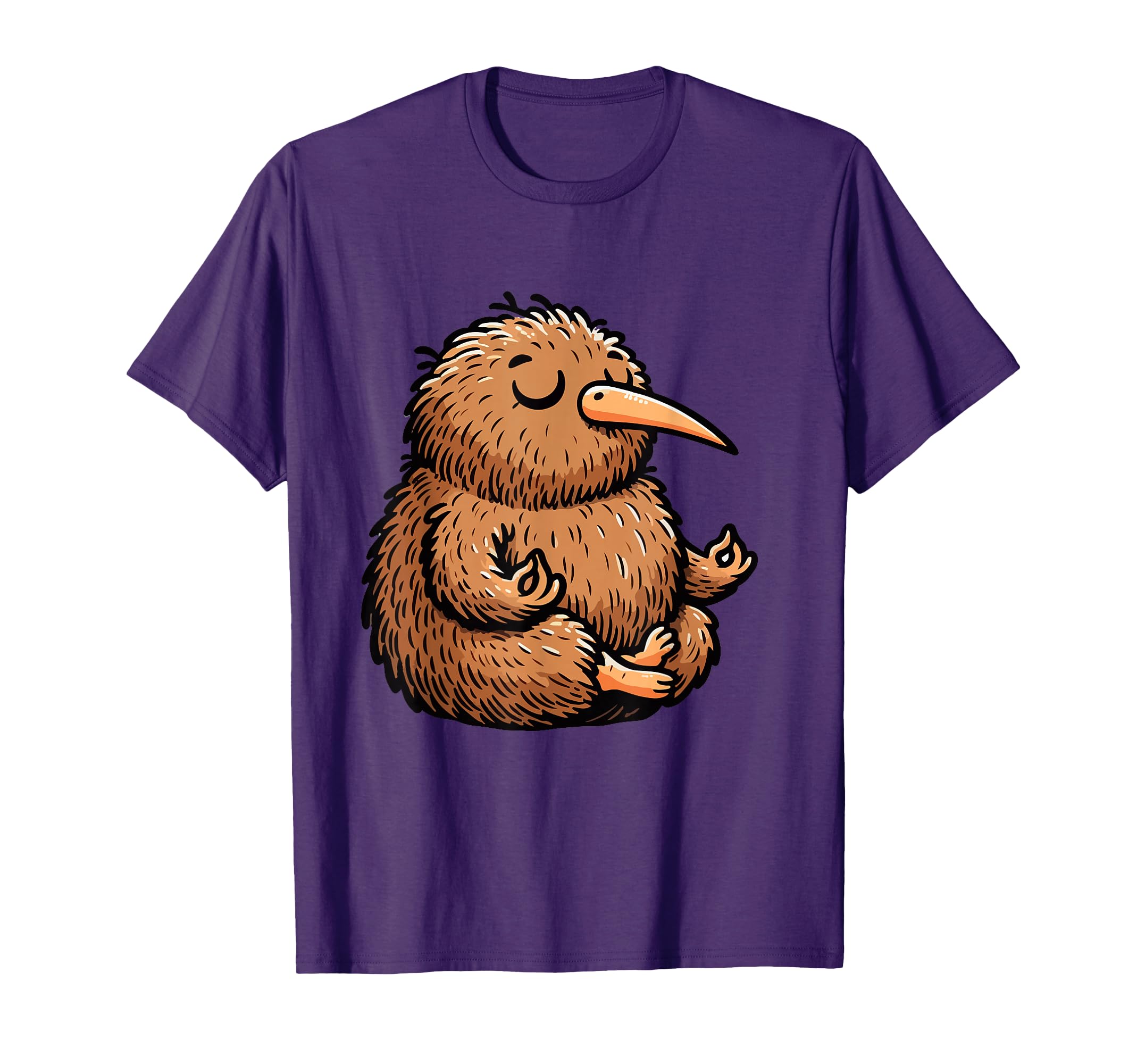 Meditation Kiwi Bird Yoga Pose T-Shirt - Custom Art Print Men Women - T-Shirt, Sweatshirt, Hoodie