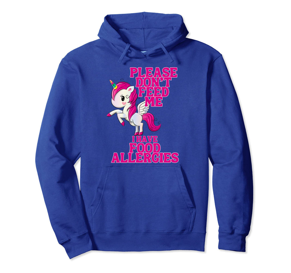Dont Feed Me I Have Food Allergies Hoodie - Minimalist Print Men Women - T-Shirt, Sweatshirt, Hoodie