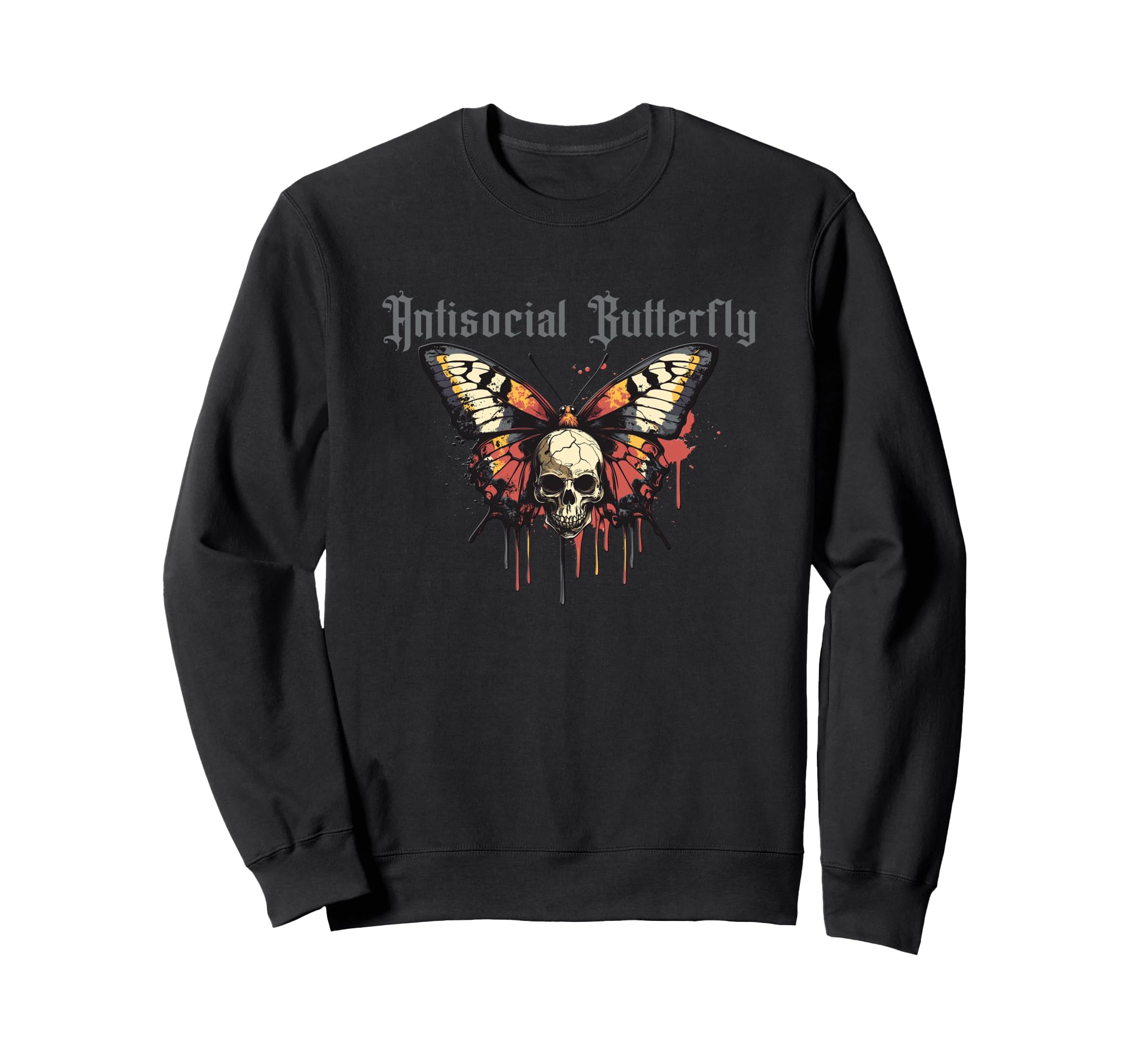 Antisocial Butterfly Gift T-Shirt - Custom Art Print for Adults - T-Shirt, Sweatshirt, Hoodie