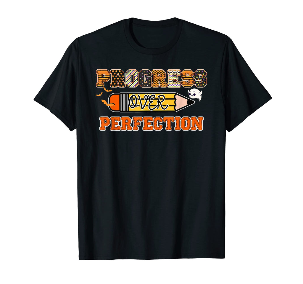 Progress Over Perfection Motivational T-Shirt - Unique Graphic for Adults - T-Shirt, Sweatshirt, Hoodie