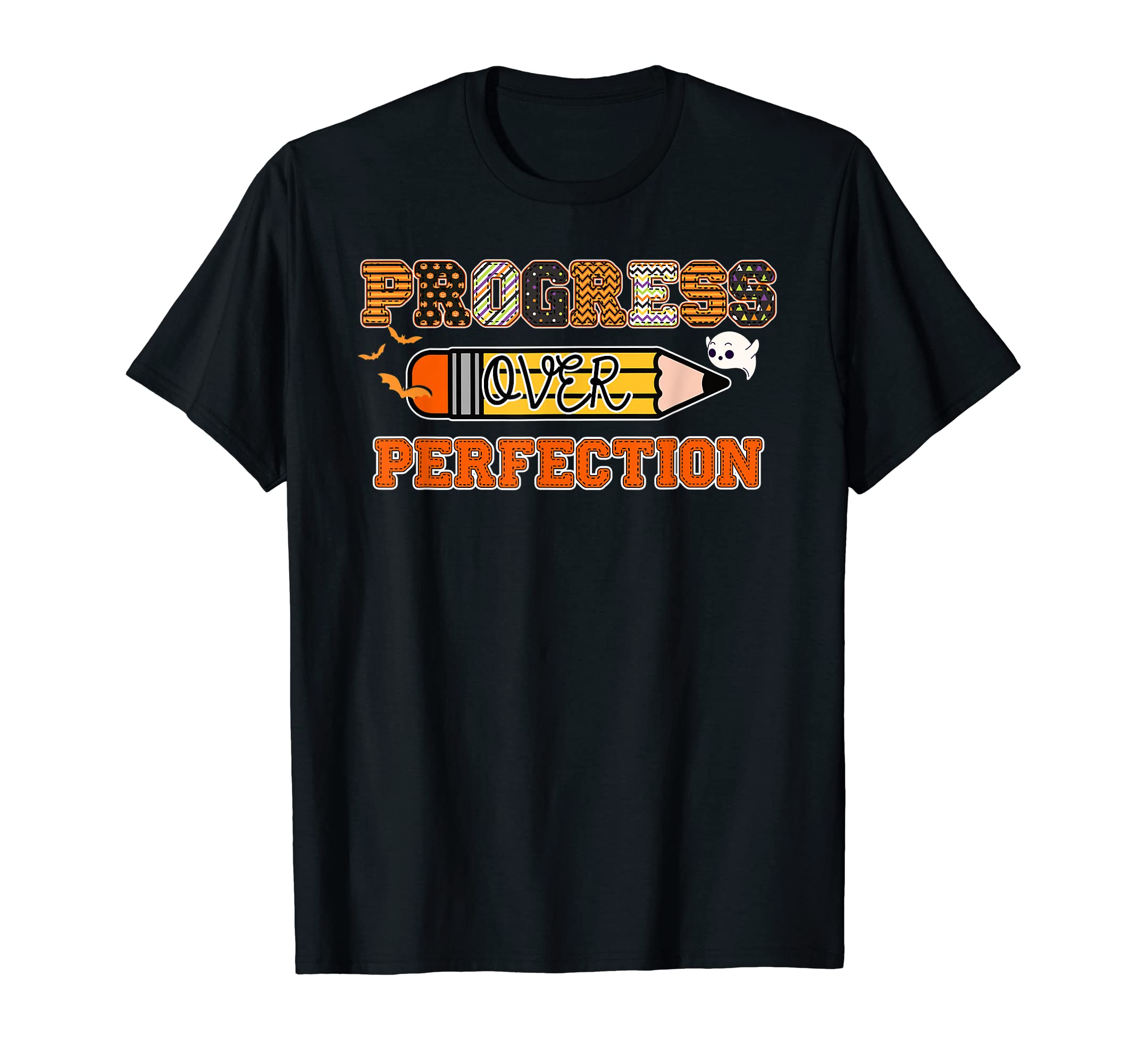 Progress Over Perfection Motivational T-Shirt - Unique Graphic for Adults - T-Shirt, Sweatshirt, Hoodie