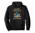 Easily Distracted Dragons And Books Hoodie - Streetwear Style for Adults - T-Shirt, Sweatshirt, Hoodie